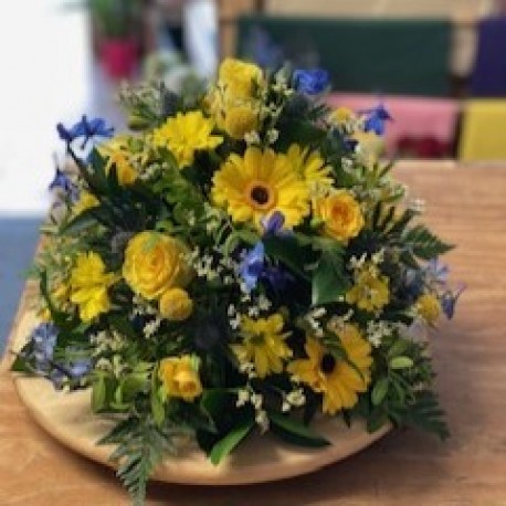 Bespoke Posy in Yellows and Blues