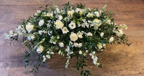 Bespoke Coffin Sprays in Whites