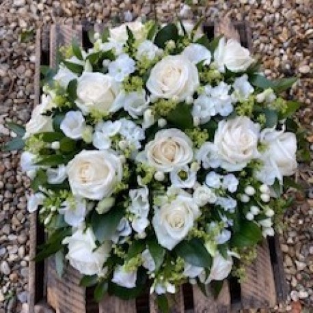 Bespoke Posy Pad in Whites