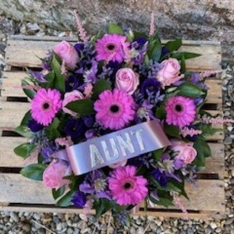 Bespoke Posy Pad in Pinks and Purples