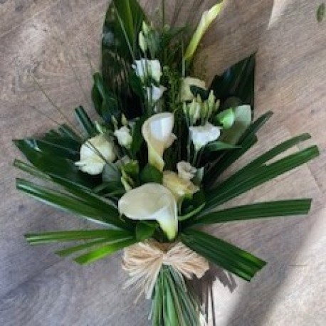 Bespoke Modern Tied Sheaf in Whites