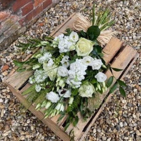Bespoke Tied Sheaf in Whites and Greens