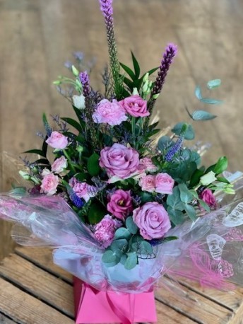 Bespoke Box Bouquet in Pastels