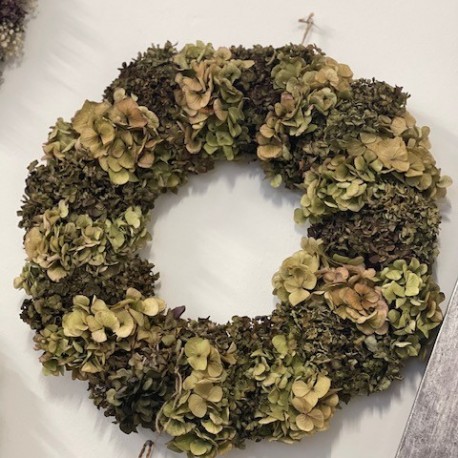 Bespoke Dried Hydrangea Wreath