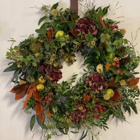 Bespoke Fresh Autumn Door Wreath