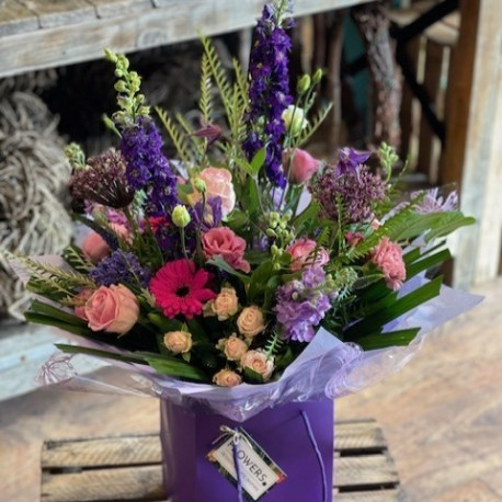 Luxurious Bespoke Handtied Aqua in Patels